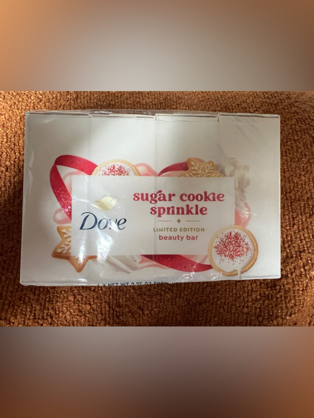 Dove Sugar Cookie Sprinkle Limited Edition Beauty Bar - 4 bars NEW